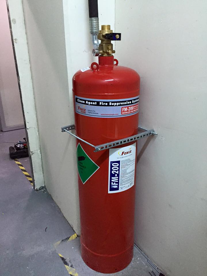 Fm 200 yangın söndürme sistemi