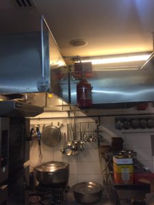 Mutfak davlumbaz yangın söndürme sistemi